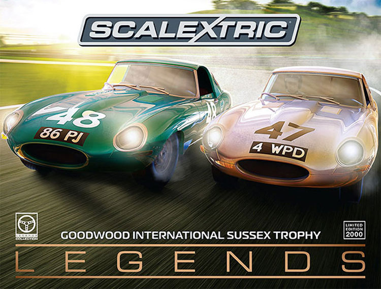 SCALEXTRIC Jaguar E-type Goodwood Sussex Trophy